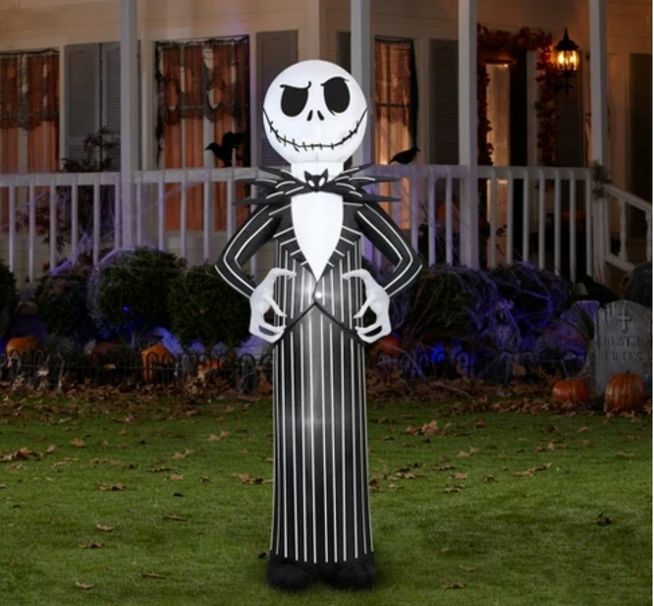 This Jack Skellington Inflatable Decoration Is Disney Halloween Goals