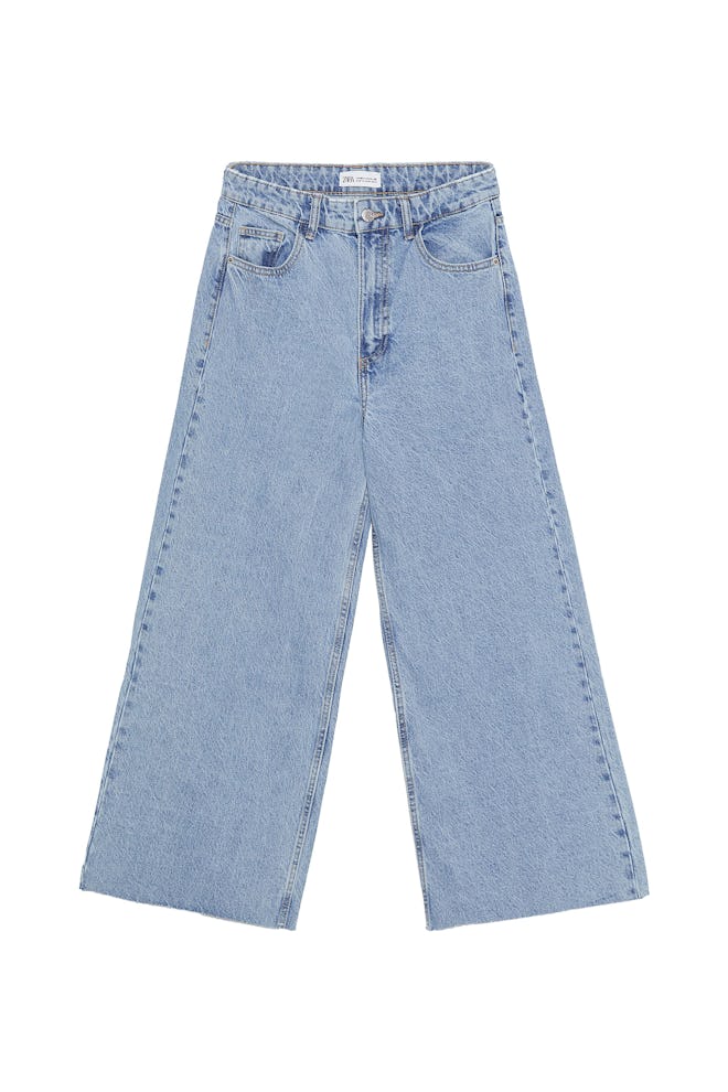 Edited Mid-Rise Culotte Jeans