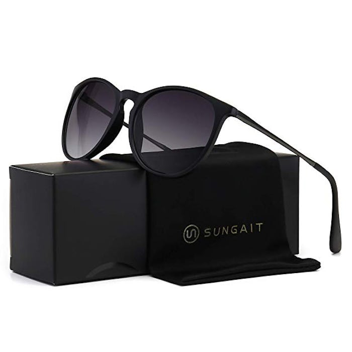 SUNGAIT Vintage Round Sunglasses