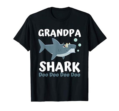 Baby Grandpa Shark Shirt
