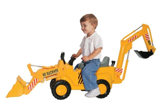 childs digger toy