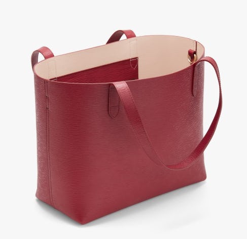 Cuyana Small Structured tote, Perla 2024