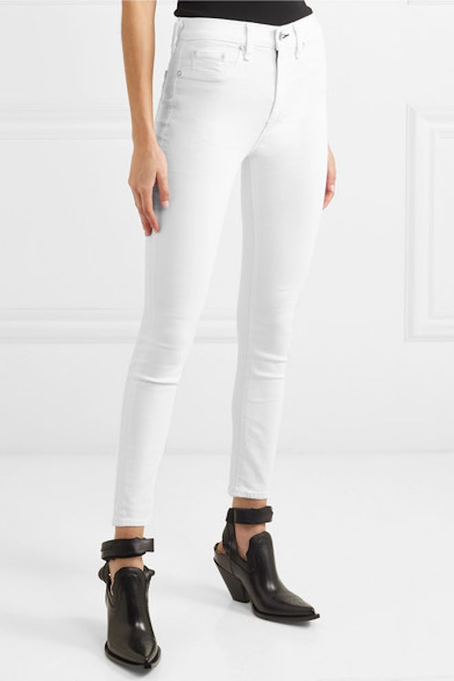 Cropped High-Rise Skinny Jeans