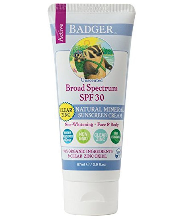 Badger Clear Zinc Unscented Sunscreen SPF 30
