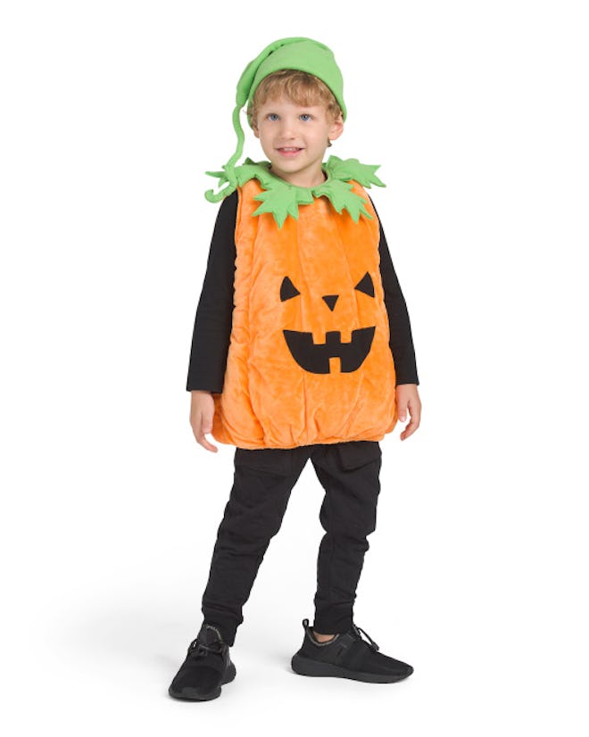 Toddler Pumpkin Plush Bubble Costume