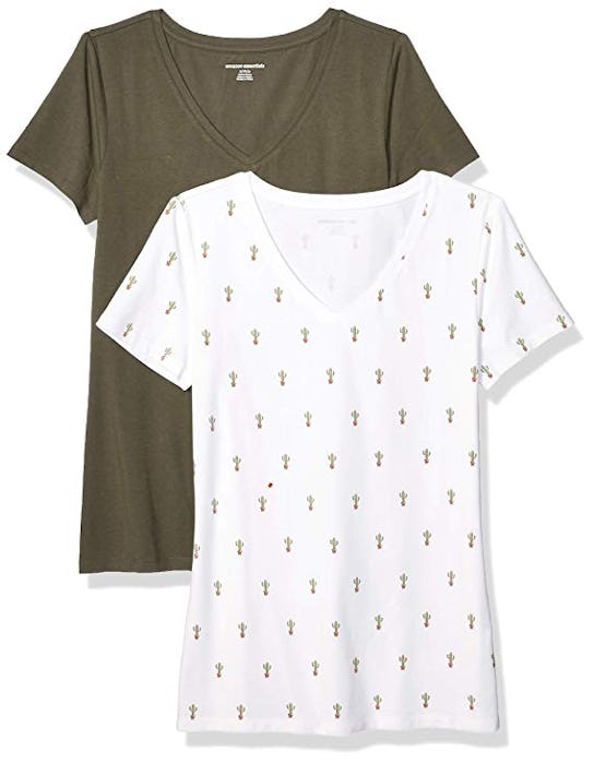 Amazon Essentials V-Neck T-Shirt (2-Pack)