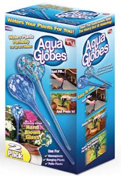 Aqua Globes Glass Plant Watering Bulbs (2-Pack)