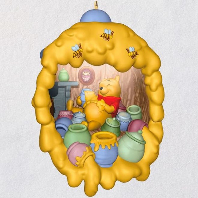 Disney Winnie the Pooh Home Is Where the Hunny Is Ornament With Light