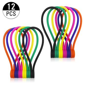 Smart&Cool Reusable Magnetic Silicone Twist Ties 
