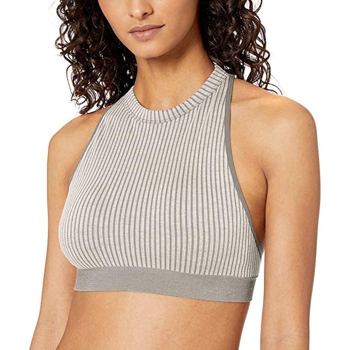 Mae Women's Seamless Hi Neck Open Back Bralette