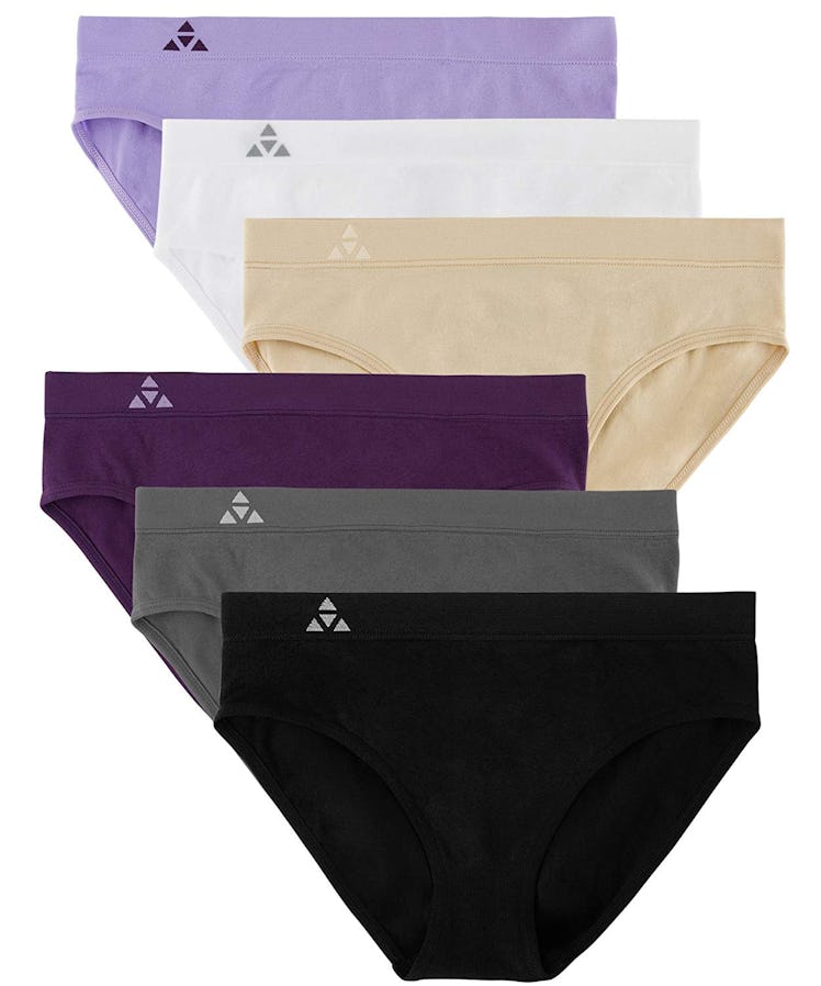 Balanced Tech Women's Seamless Hipster Panties (Pack of 6)