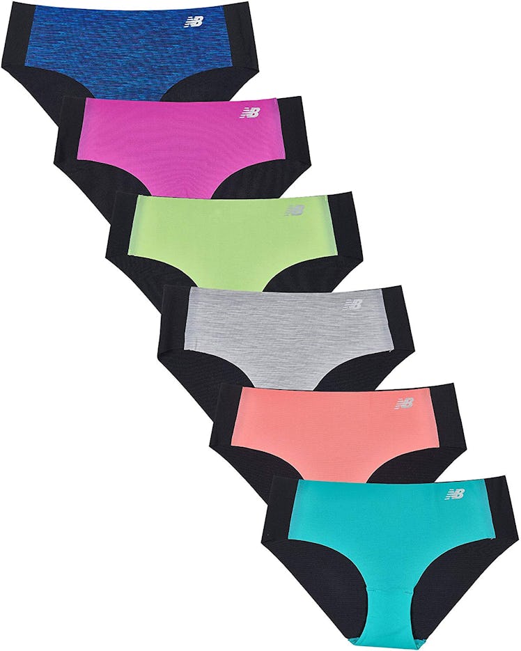 New Balance Women's Laser Hipster Panty (Pack of 6)