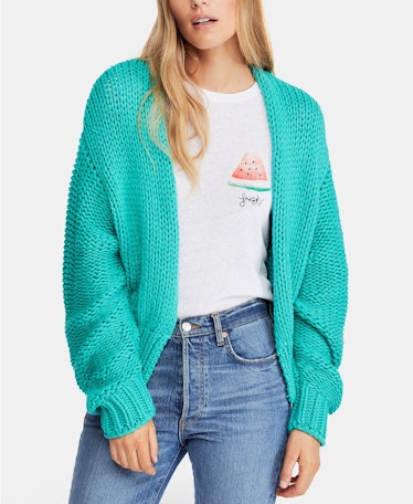 Free People Glow For It Open-Front Cardigan