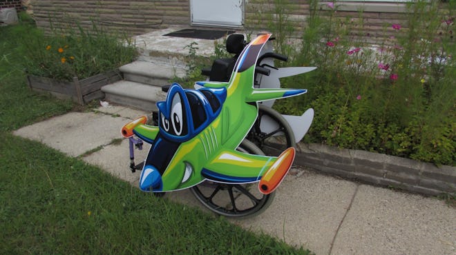 Rolling Buddies Fighter Jet Wheelchair Costume