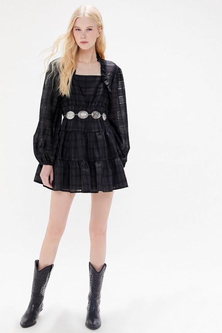 C/meo Collective Refresh Tiered Ruffle Mini Dress