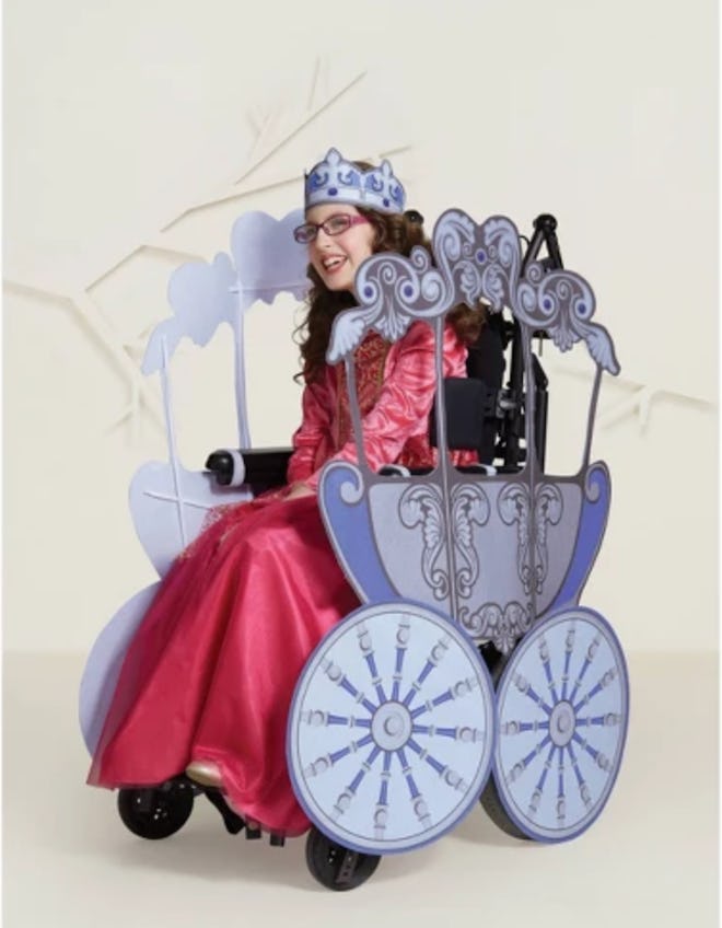 Princess Carriage Halloween Costume Wheelchair Cover