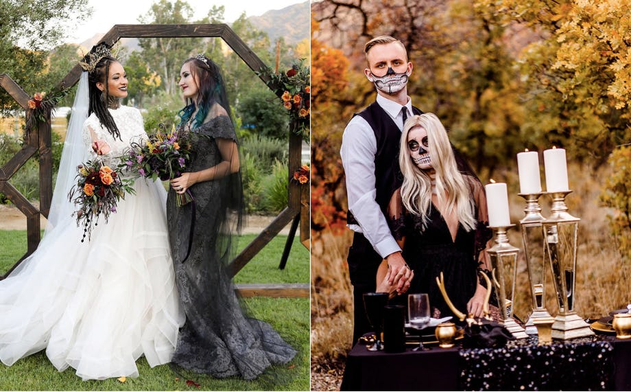 20 Photos Of Halloween Weddings That Are So Boo Tiful You Ll Want