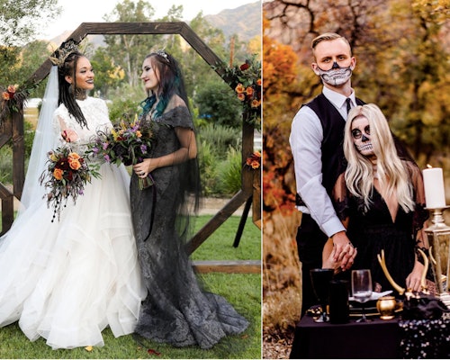 20 Photos Of Halloween Weddings That Are So Boo Tiful You Ll Want