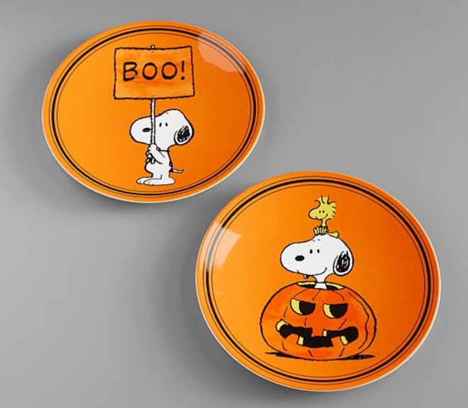 Charlie Brown Halloween Plates