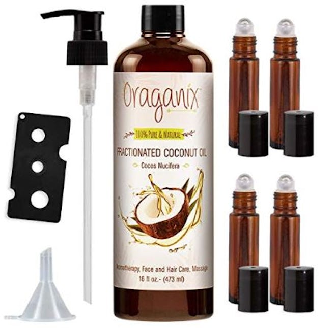 Oraganix Fractionated Coconut Oil With 4 Roller Bottles