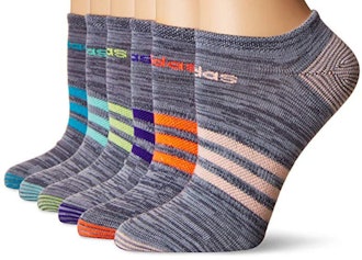 Adidas Women's Superlite No-Show Socks (6-Pack)