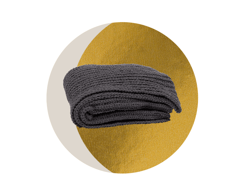 Scandinavian Chenille Throw Blanket