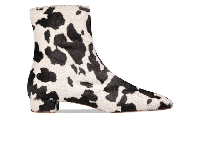 Este Boot Cow-Print Pony Hair Leather Boots