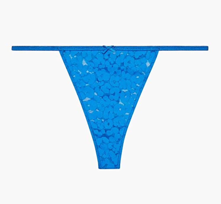 Savage X Fenty Women's Reg Leopard Lace Thong