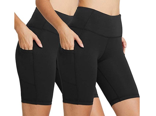 Baleaf Women's High-Waist Compression Shorts