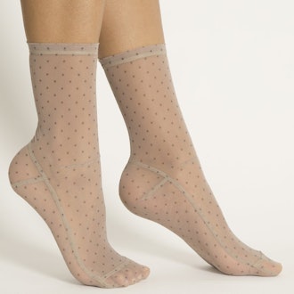 Mini Dots Mesh Socks