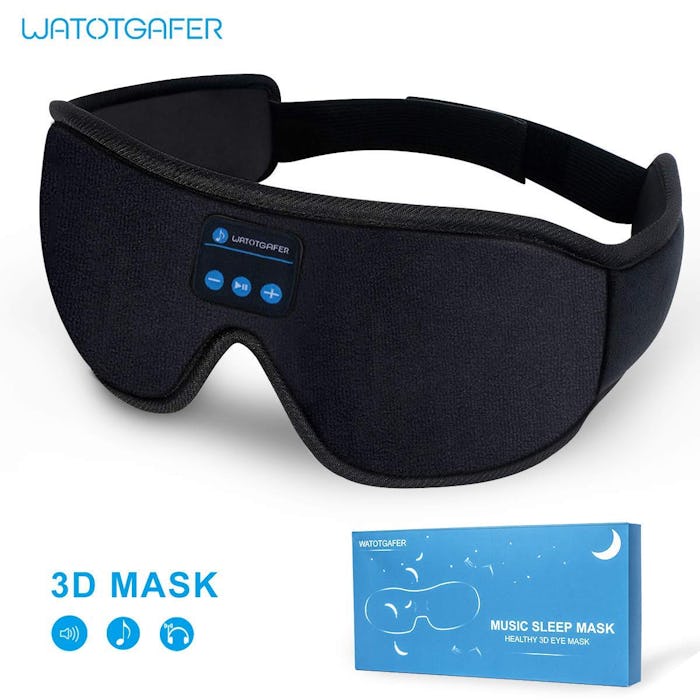 LIGHTTIMETUNNEL Bluetooth Sleep Mask Headphones