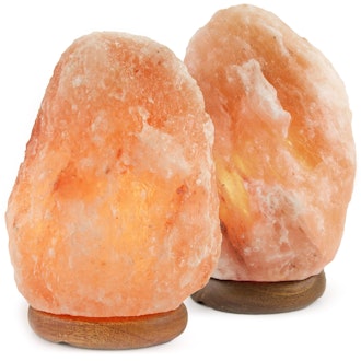 Crystal Allies Natural Himalayan Salt Lamps (2-Pack)