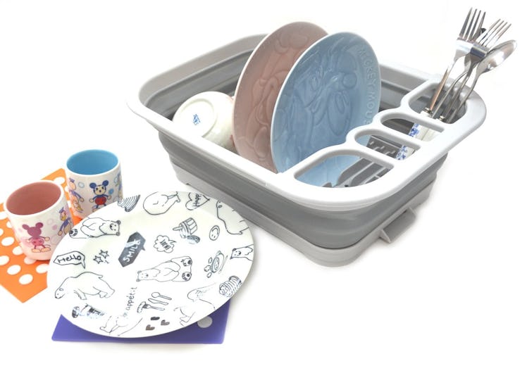 SAMMART Collapsible Dish Drying Rack