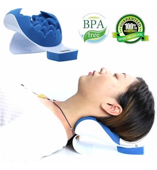 REARAND Neck and Shoulder Traction Pillow