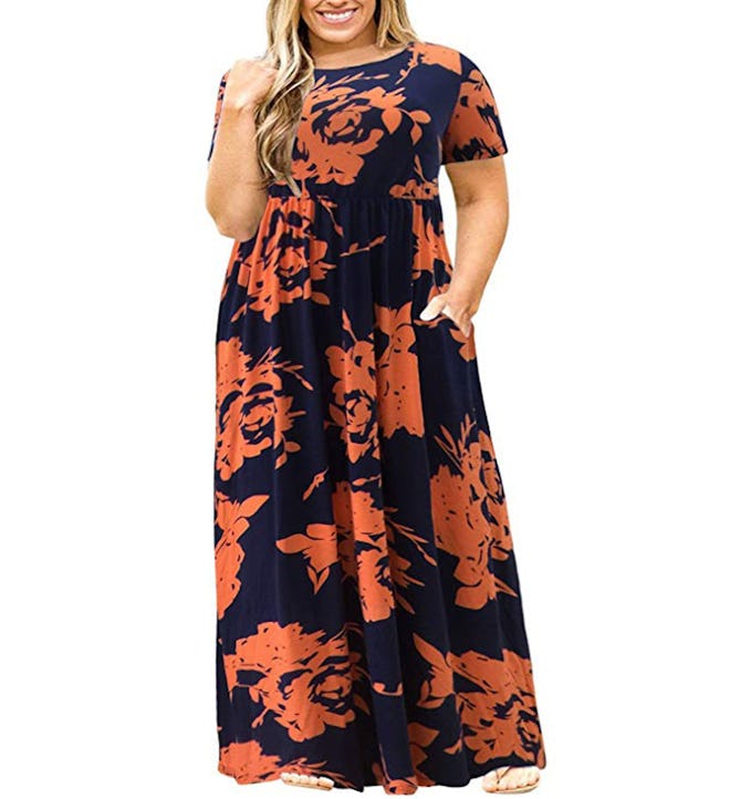 Nemidor Plus Size Maxi Dress