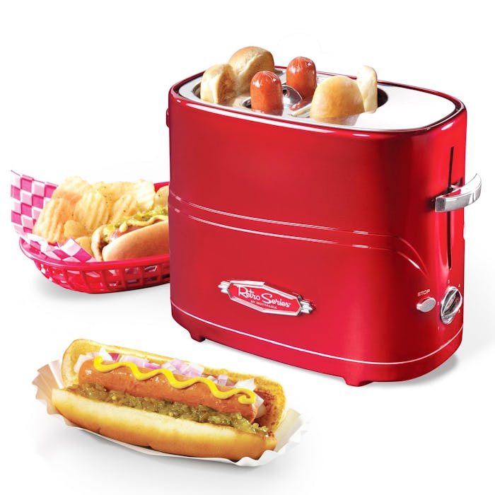 Nostalgia Retro Pop-Up Hot Dog Toaster