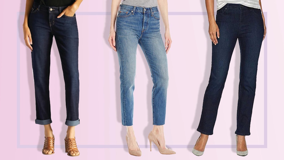 best straight leg jeans for big calves girls