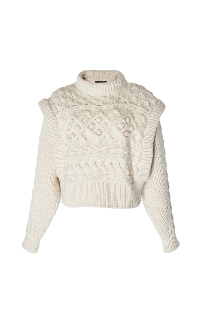 Milane Layered Cable Knit Sweater
