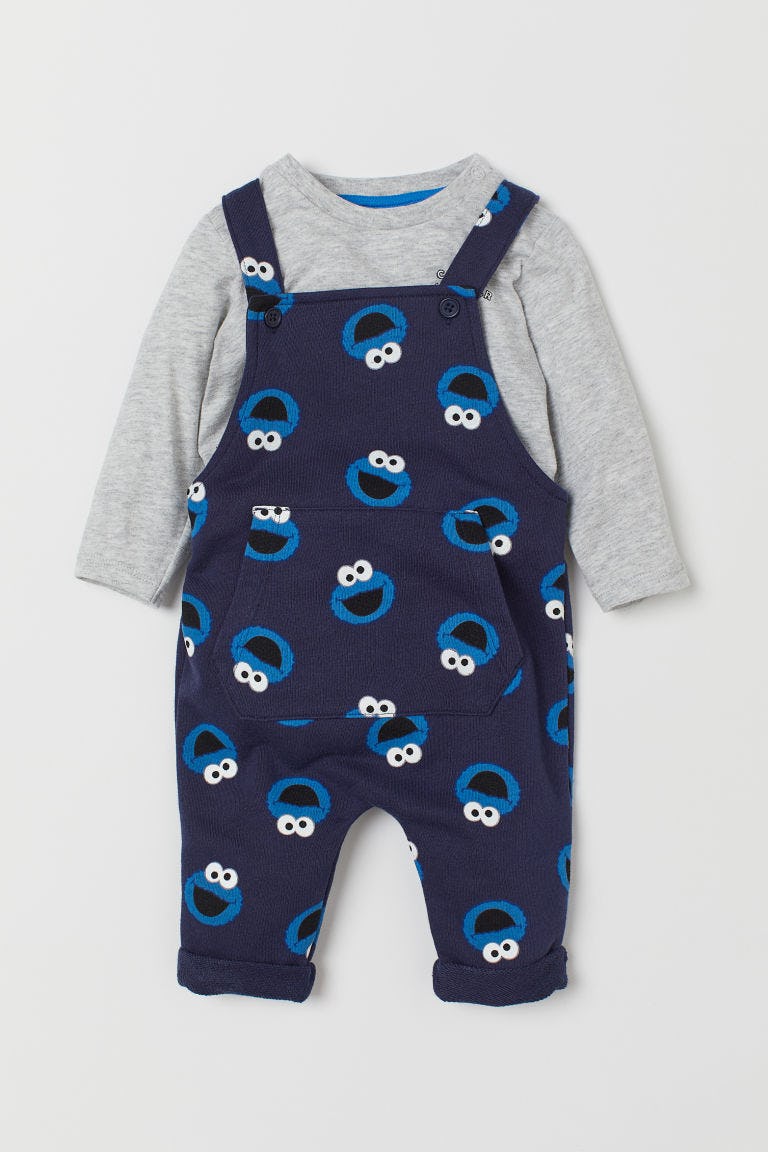 cookie monster hoodie h&m