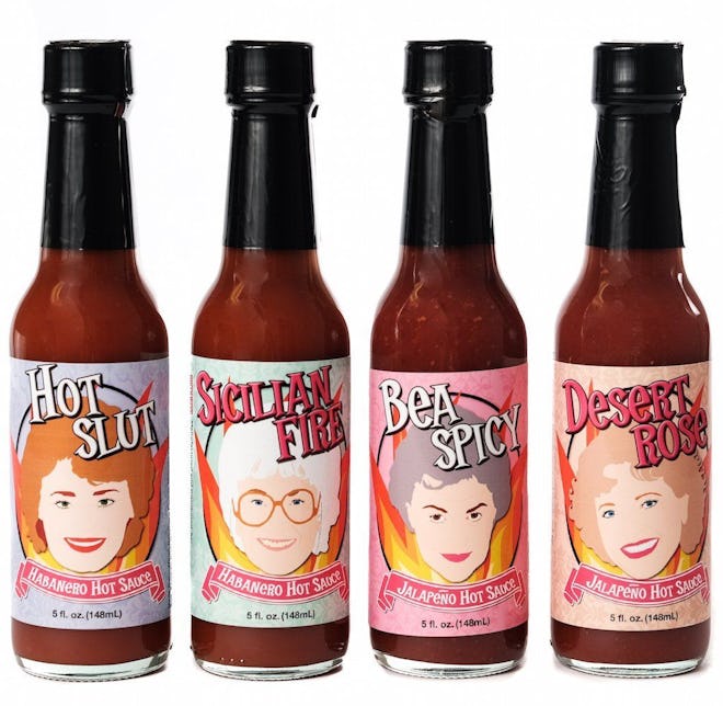 Golden Girls Inspired Hot Sauce 4-Pack Set