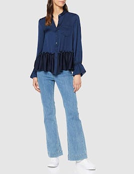 find. Long Sleeve Ruffle Blouse
