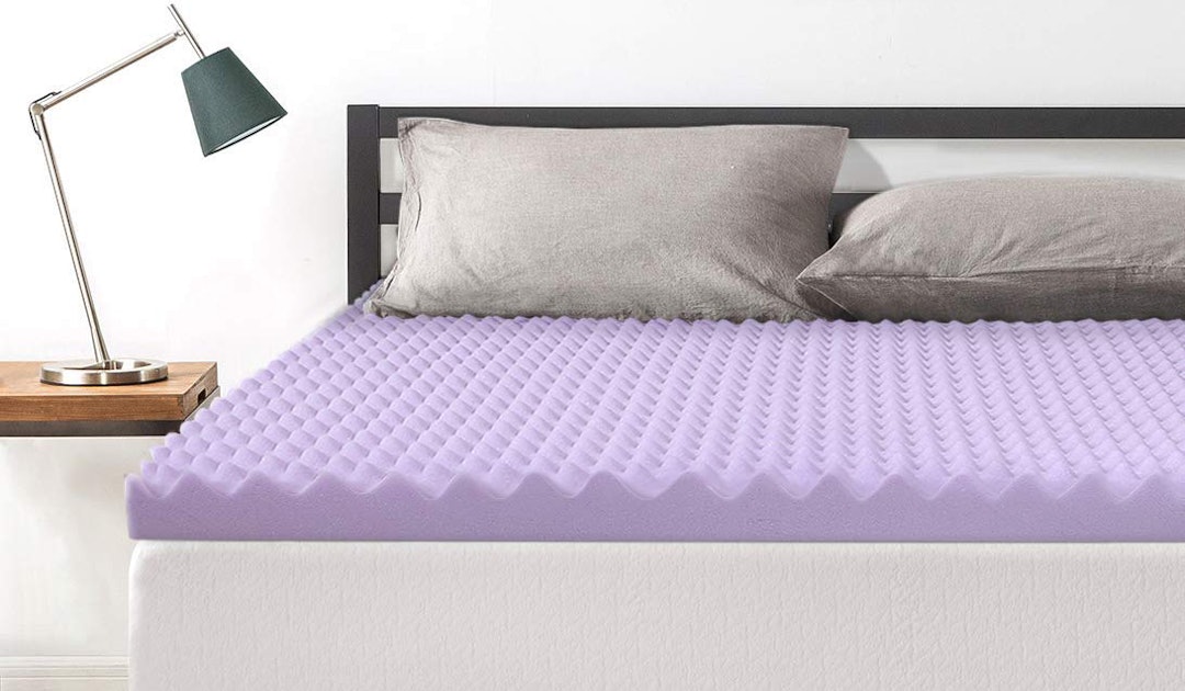 purple egg crate mattress topper