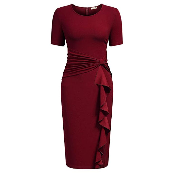 AISIZE Vintage-Inspired Cocktail Dress