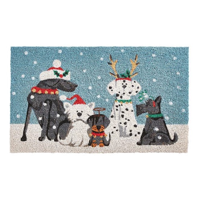 Winter Dogs Doormat