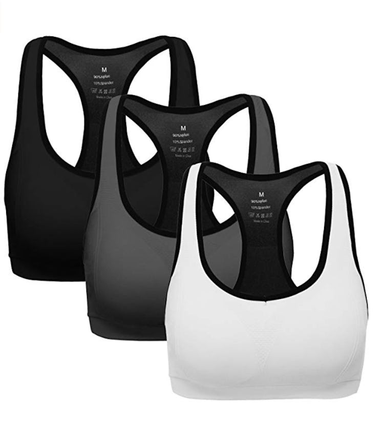 Mirity Racerback Sports Bras (3-Pack)