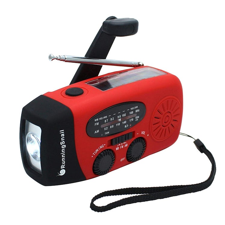 RunningSnail Emergency Hand Crank Self Powered Radio