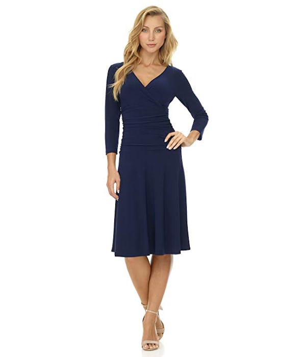 Rekucci Tummy Control Fit-and-Flare Dress