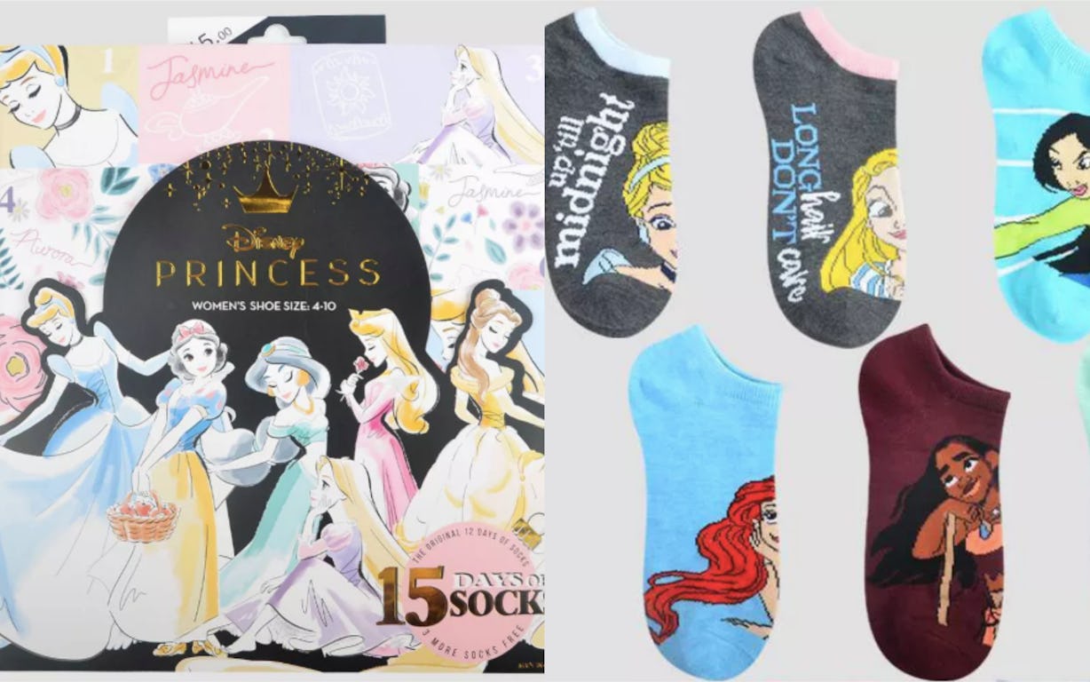 Target's Disney Princess Sock Advent Calendar Is A '90s Kid Dream
