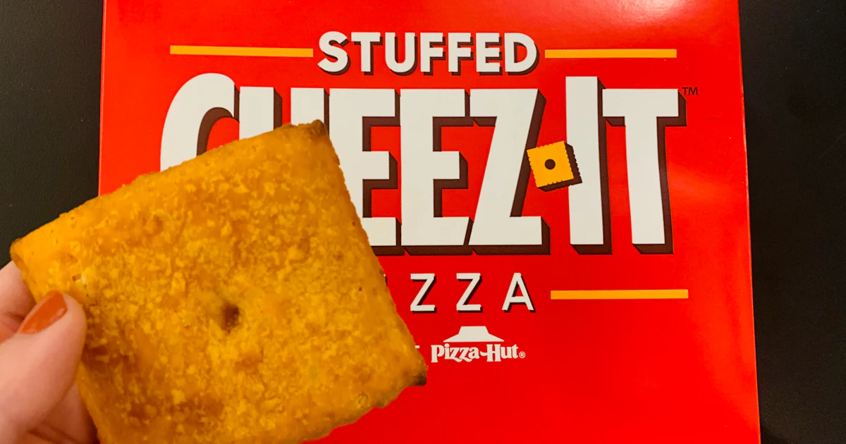 Pizza Hut's Stuffed Cheez-It Pizza Will Make Cheese Lovers Swoon