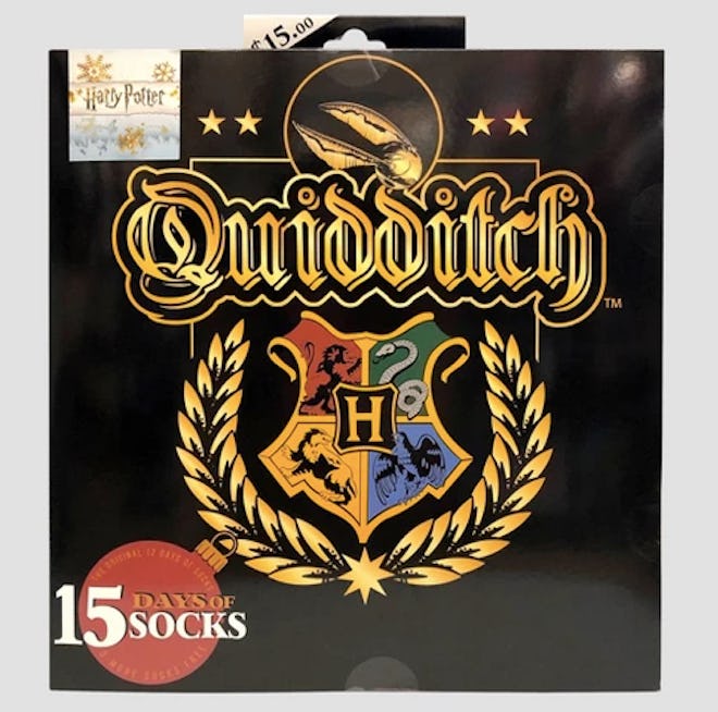 Men's Harry Potter 15 Days of Socks in a Box Socks - Colors May Vary 6-12